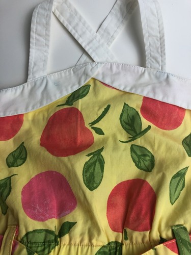 Gymboree Apple Girls Size 4 Jumper Shorts Romper Yellow Adorable NEW NWT - Picture 4 of 6