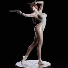 1/24 Scale Resin Figure Model Building Kit Hobby Miniature Ballet Dancer Gunner