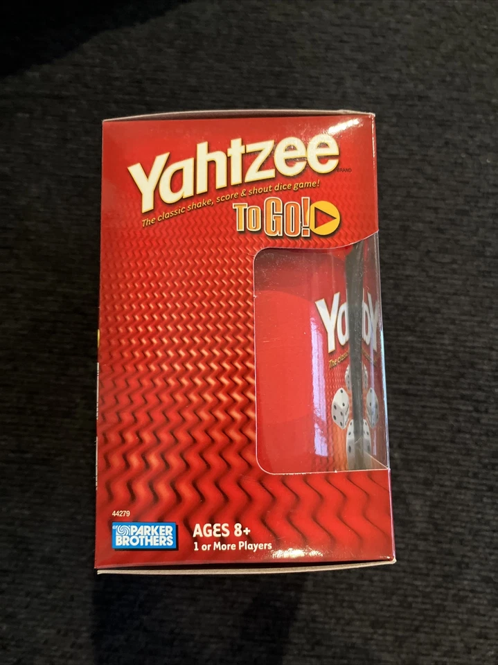 NEW Yahtzee To Go Shake Score Shout Dice Game Parker Brothers ,Travel Game Cup! - Image 4 of 4
