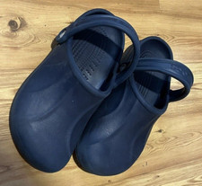 Crocs Classic Clogs Dark Blue Unisex Youth Kids Junior Size J 6 Girls Boys 4