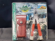 New! ADVENTURIDGE 18-in-1 Metal Multi Tool With Carrying Case Outdoor Essential