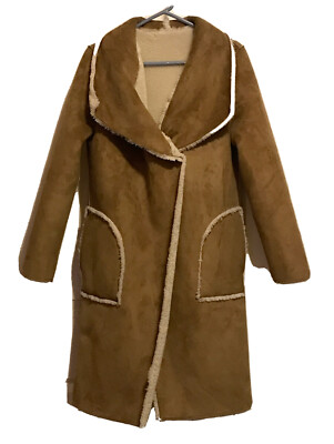 VELVET by Graham Spencer Reversible Lux Sherpa Coat in Mink