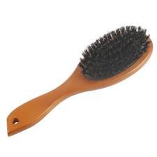 Natural Boar Bristle Brush   Anti-static Wooden Oval Hairbrush for Styling