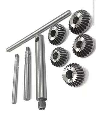 Valve Seat And Face Cutter Set Of 5 Pieces Carbon Steel AUTOMOTIVE express ship