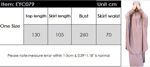 Ramadán Mujeres Khimar Vestido de Oración Kaftán Niqab Vestido Árabe Disfraces Islámicos - Imagen 25 de 315