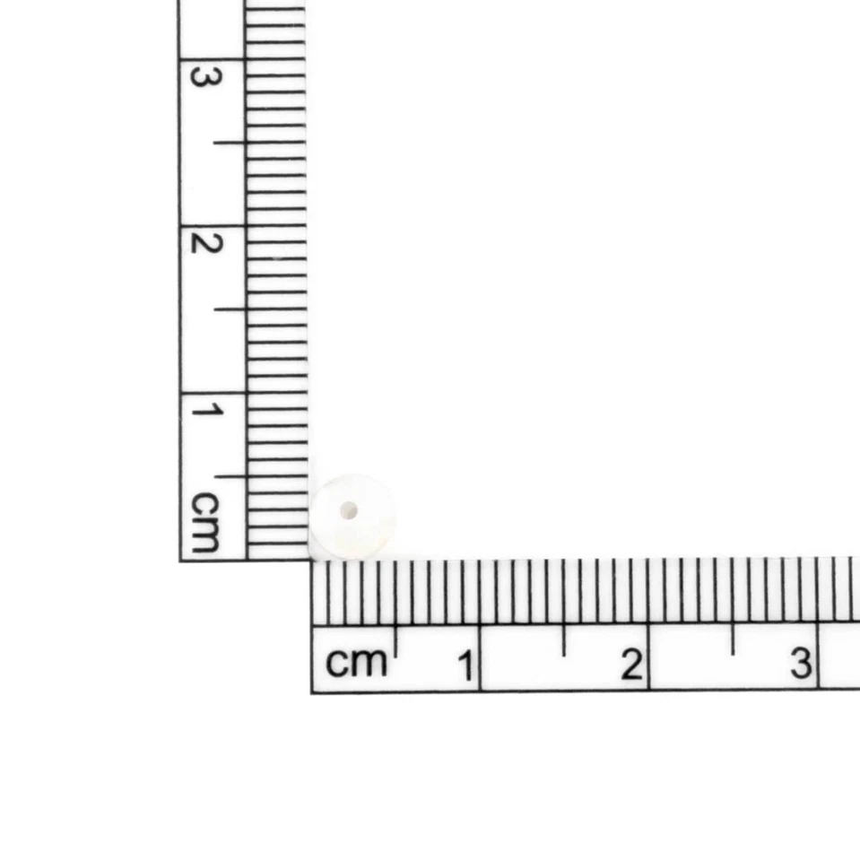 Vintageparts Perlen aus Muschelschale in Perlmutt 5 mm 1 Strang - Bild 4 von 4