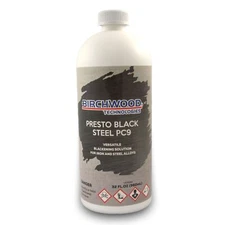 Birchwood Presto Black Steel 1 Quart Blackening Solution for Metal Alloys