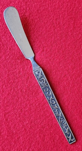 Riviera MONTEREY Stainless Scrolls Black Accent Design Back Flatware U SELECT - Picture 9 of 23