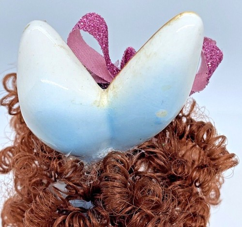 I.W. Rice Easter Rabbit Figurine Mini Bud Vase Anthromorphic Porcelain - Picture 6 of 14