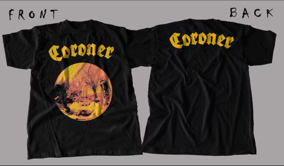 Coroner Band Album double-sided Tee Unisex T-Shirt Full Size S To 5XL TP491