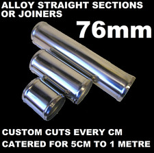 76mm Alloy Round Tube Cut Sections Beaded or Unbeaded Cut to the CM Pipe 3"