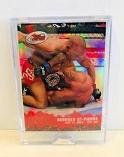 Georges St Pierre GSP ROOKIE ~ 2009 eTopps Topps UFC 100 George Serial #xxx/999