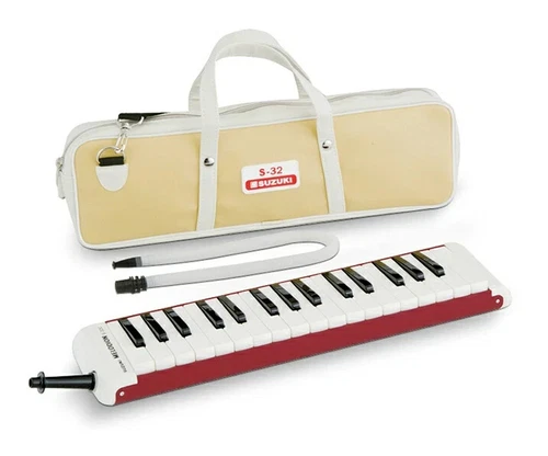Suzuki S-32C Soprano Melodion with Nylon soft case MP-214Ssh Melodica