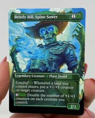 Bristly Bill, Spine Sower Proxy Card with Custom designed art