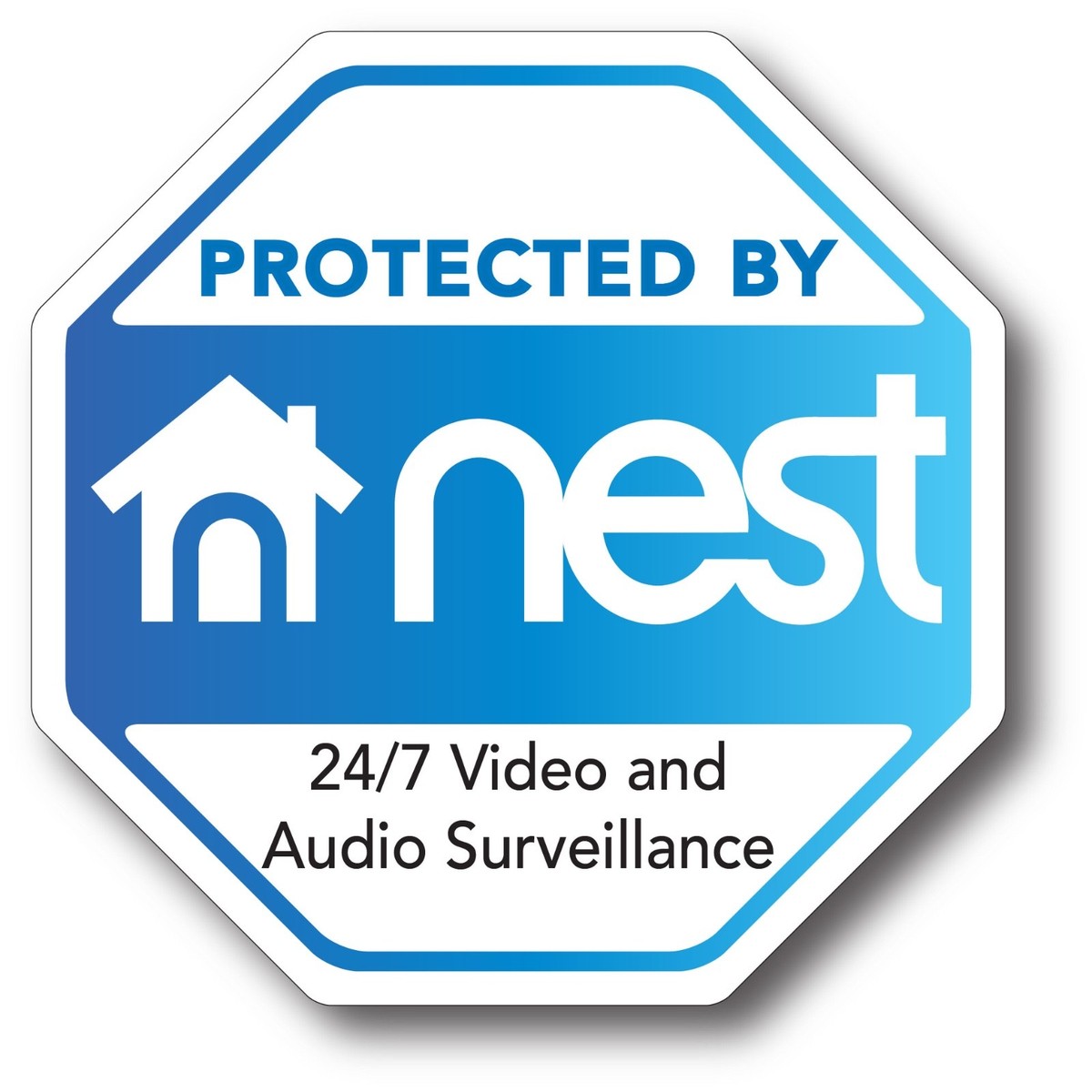 Video Doorbell WindowSticker/ Decal Nest Video Security Camera - Main Image