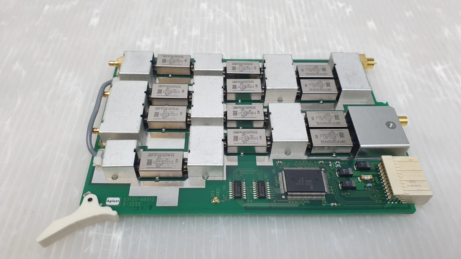 Angled top view of the Agilent E3120-66512 pin board
