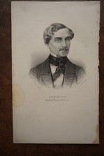 VLADIMIR BRUNET DE PRESLE (1809-1875) PORTRAIT ENGRAVING 19th century, born in PARIS