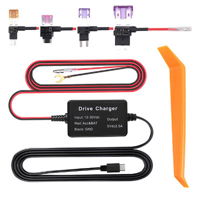 (TYP C)Auto Dash Cam Hardwiring Zubehör Dash Cam Hardwire Kit 24 Stunden##