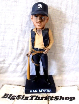 San Diego Padres Star Wars Night Rare Hans Solo Wil Myers 1.06.18 SGA BobbleHead