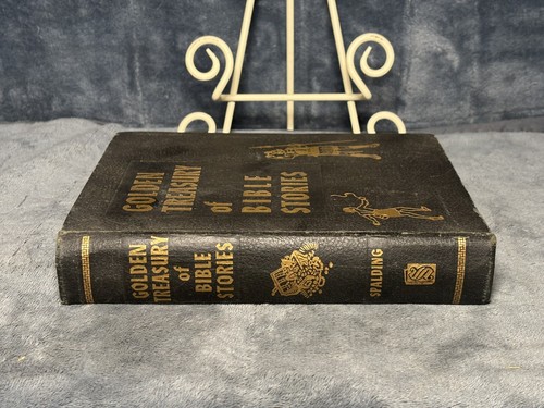 Golden Treasury of Bible Stories, 1954 hardcover Arthur Whitefield Spalding hc - Picture 2 of 9