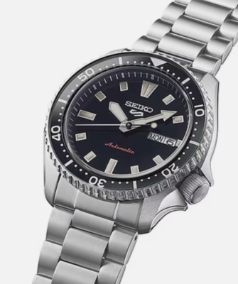 Seiko 5 Five Sports SRPL85 SKX Automatic Watch 100m Black Dial