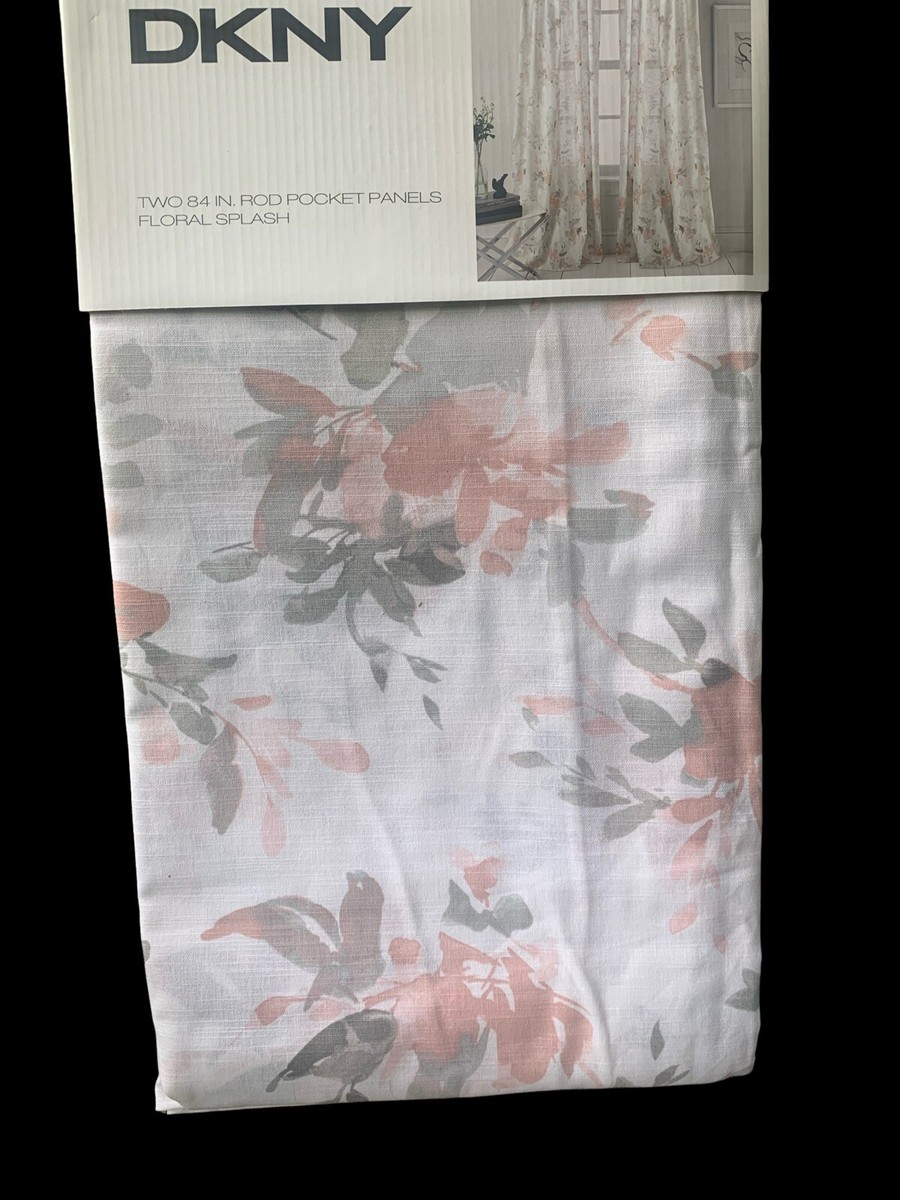 dkny gray curtains