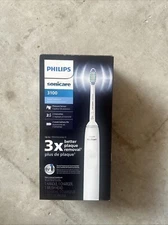 Philips Sonicare 3100 Rechargeable Sonic Power Toothbrush -White- HX3681 NEW