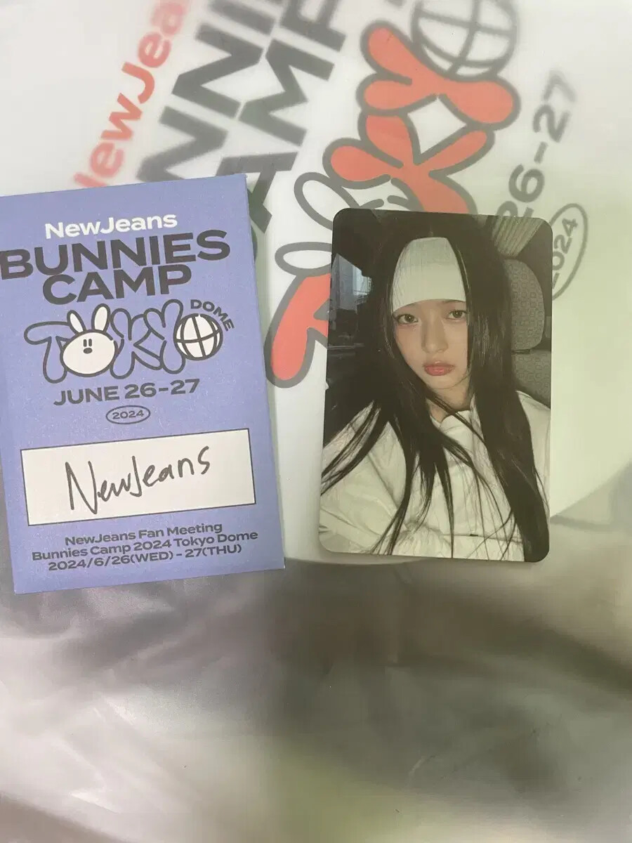 K-POP・アジア New Jeans Bunnies Camp Premium Kit newjeans Tokyo Dome Bunny's Camp Premium Kit photo card