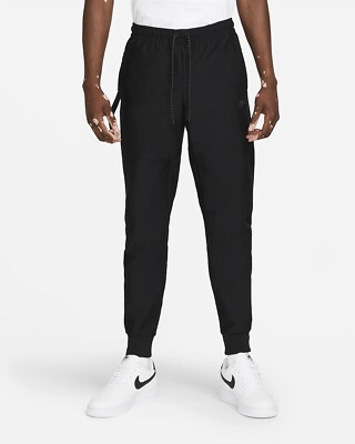 Nike Sportswear Tech Woven Straight Leg Pants Black Mens Sizes DD6598-010