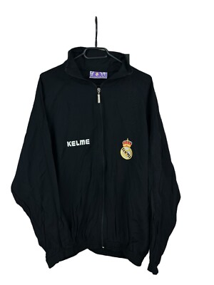 Vintage Real Madrid Football Jacket Kelme Track Top Soccer Rare Size M