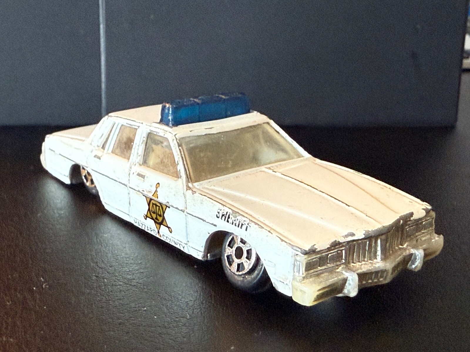 Vintage 1980 ERTL Sheriff Rosco Pontiac Bonneville Police Car from Dukes of Hazzard