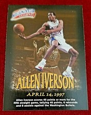 Panini Prizm UD Topps Chrome Refractor Gold AUTO Patch RC Allen Iverson