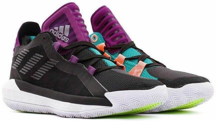 HOT Purple Tongue Dame Purple Teal Adidas Dame Purple