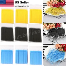 400 Pcs Disposable Materials Dental Micro Brush Applicator 4 Sizes