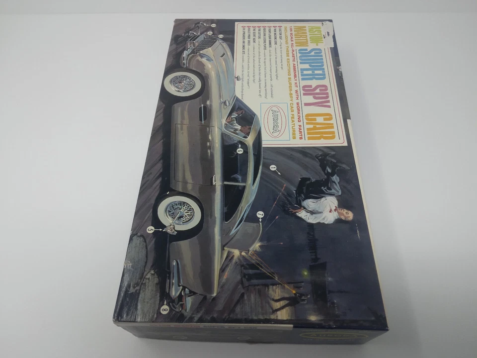 Coche Super Espía Aurora Aston Martin De Colección - Kit Modelo James Bond 585-249, Raro Foto 4 de 4