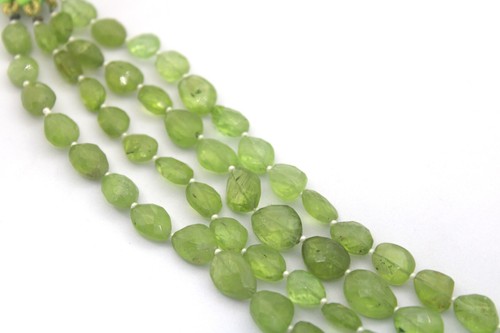 Peridot faceted Tumble Gemstone Green peridot faceted Tumbled Gemstone Peridot - Picture 3 of 4