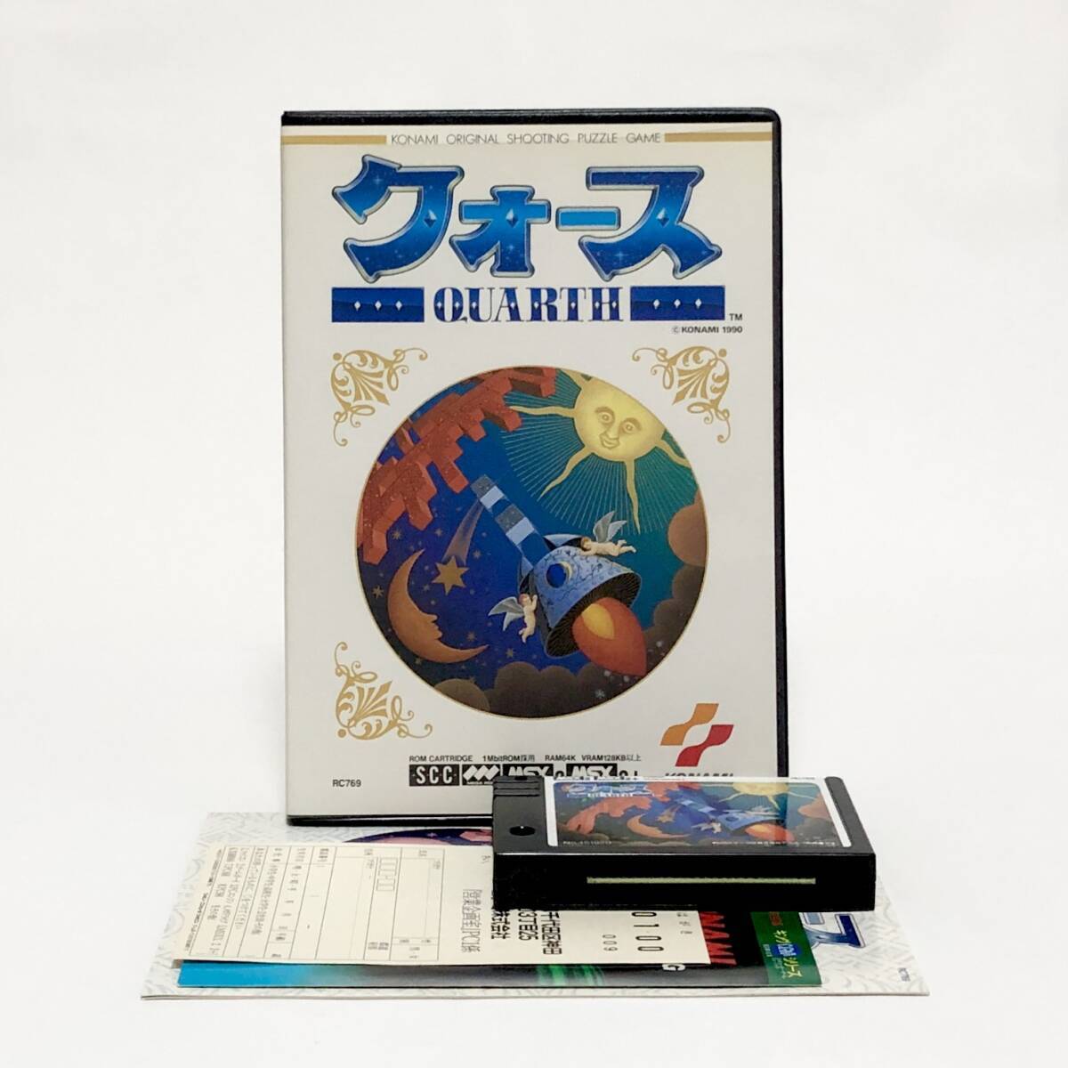 Konami MSX2 MSX2+ Quarth CIB Tested Konami RC769 | eBay
