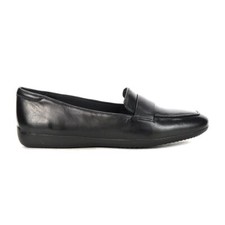 Naturalizer Genn-Flow Black Leather Loafers