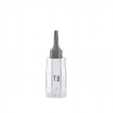 Carlyle Tools 1/4Dr Torx T8 Bit Socket