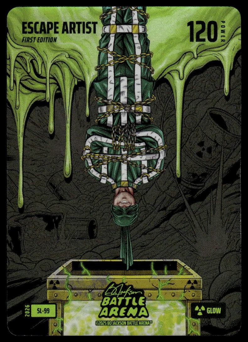 Bo Jackson Battle Arena Escape Artist Slime Glow 1st Edition (SL-99)