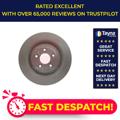 2x Brake Discs Pair Vented fits JAGUAR XKR X150 4.2 Rear 06 to 14 SV8TS 326mm
