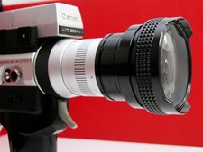 Rare Beautiful WIDE ANGLE LENS For Canon 518 Super 8 Movie Camera Nice