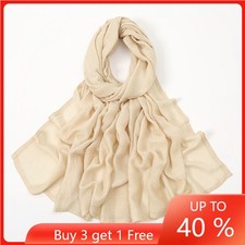 Long Headscarf Muslim Women Hijab Turban Shawl Wrap Scarves Stoles Islamic Scarf