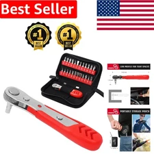 Mini Ratchet Screwdriver Set with Extension Shaft - Compact and Efficient