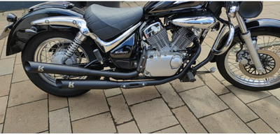 Sport Auspuff Turbo Kit Custom Black Suzuki Intruder VL 250 LC 4T 2000-2007