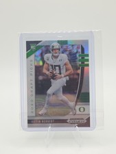 Justin Herbert 2020 Prizm Draft Picks Silver #102 Oregon Chargers RC Rookie