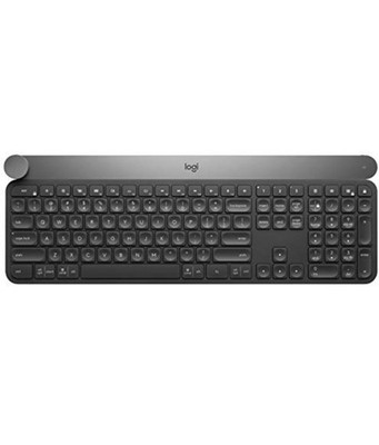 Logitech Craft Kabellose Tastatur - Beleuchtet, Graphit für Profis