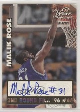 1997 Score Board Visions Signings Signings Malik Rose Auto no9