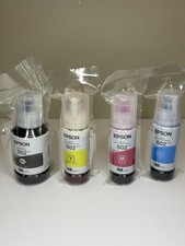Genuine Epson 502 Color Ink Combo for ECO-TANK All 4 Colors Exp: 03/2030