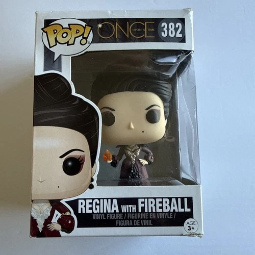 Funko POP Regina w/ Fireball #382 Once Upon a Time Sealed Box Damage
